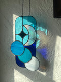 Blue Moon Glass Panel