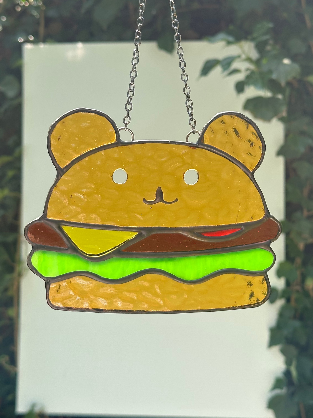 Stained Glass Bear Burger