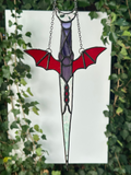 Stained Glass Bat Dagger