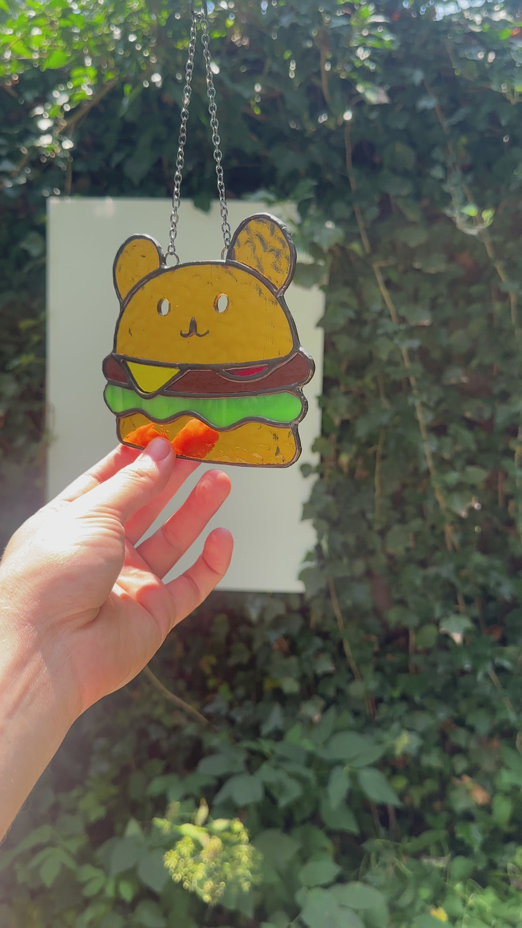 Stained Glass Bear Burger
